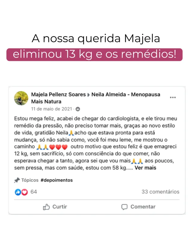Antes e depois de Majela